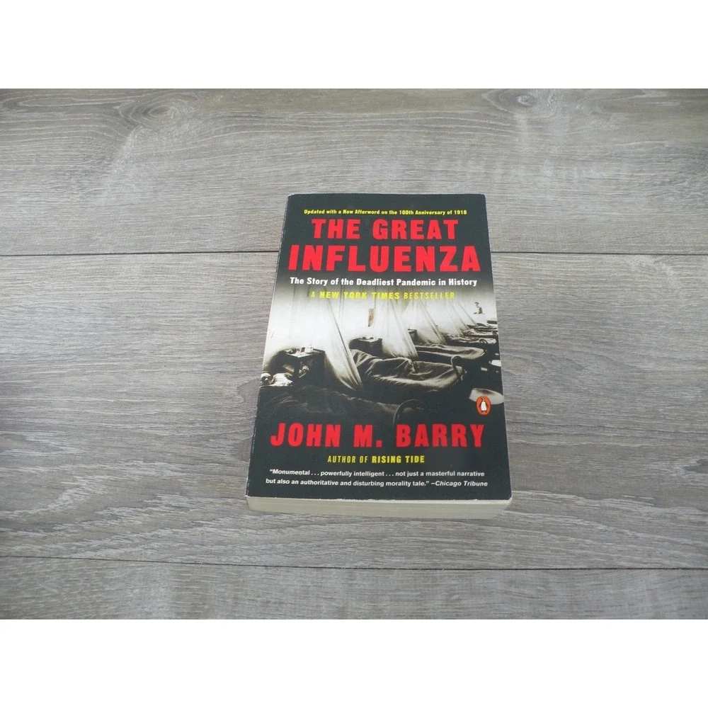 The Great Influenza John M. Barry 2018 Paperback Pandemic History New Afterword